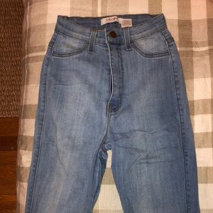 SALE: SUPER high waisted skinny jeans